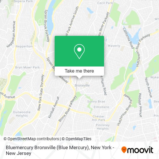Bluemercury Bronxville (Blue Mercury) map