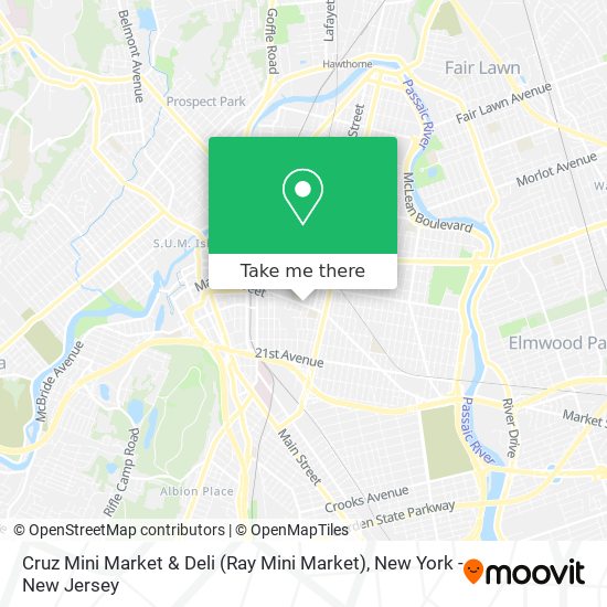 Mapa de Cruz Mini Market & Deli (Ray Mini Market)