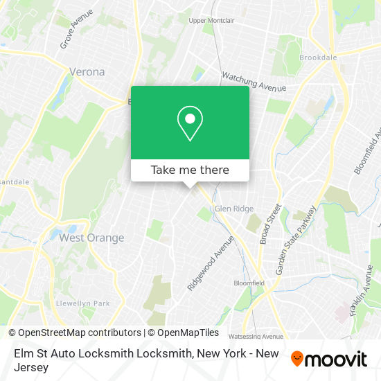 Mapa de Elm St Auto Locksmith Locksmith