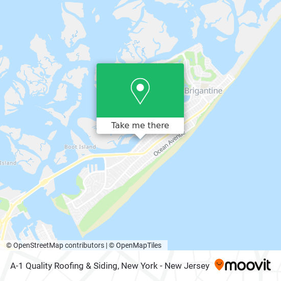 A-1 Quality Roofing & Siding map