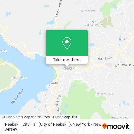 Mapa de Peekskill City Hall (City of Peekskill)