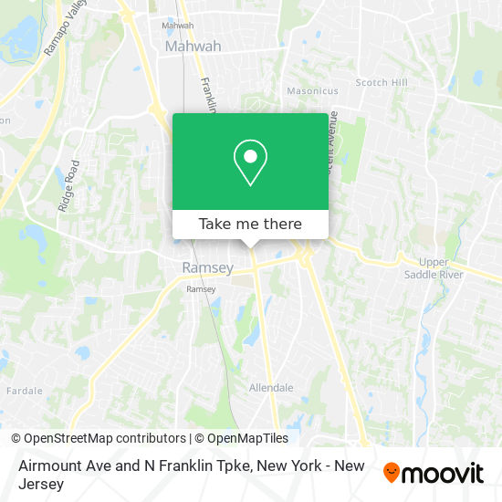 Mapa de Airmount Ave and N Franklin Tpke