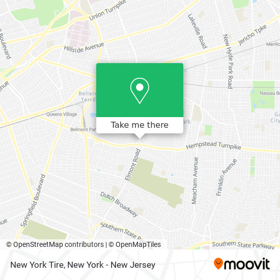 New York Tire map