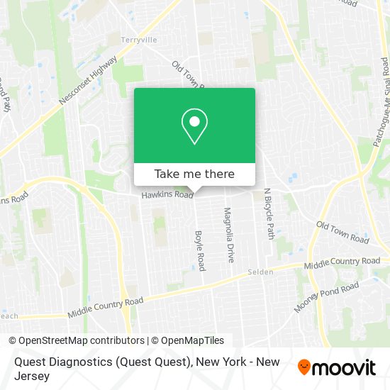 Quest Diagnostics (Quest Quest) map