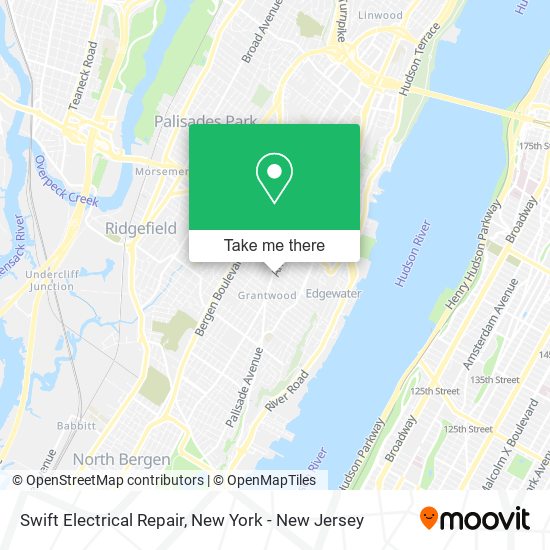 Swift Electrical Repair map