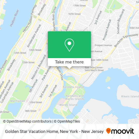 Golden Star Vacation Home map