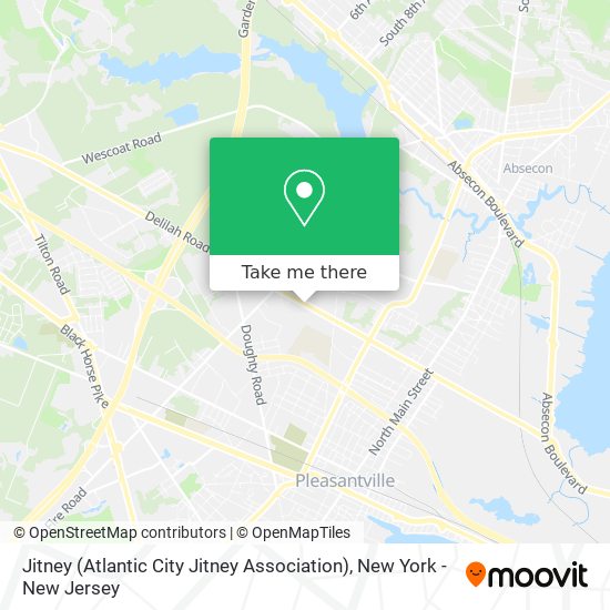 Mapa de Jitney (Atlantic City Jitney Association)