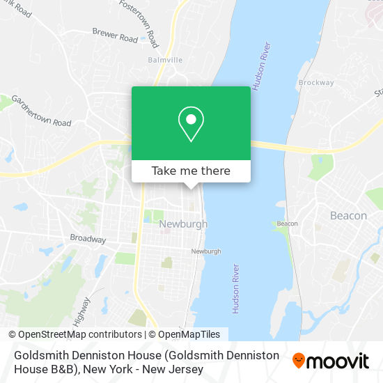 Goldsmith Denniston House map