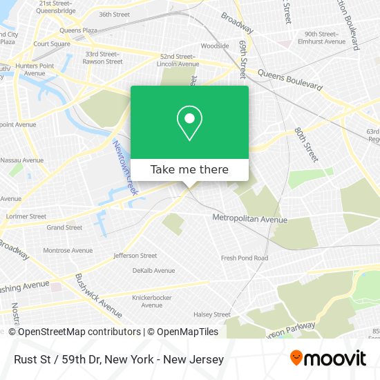 Rust St / 59th Dr map