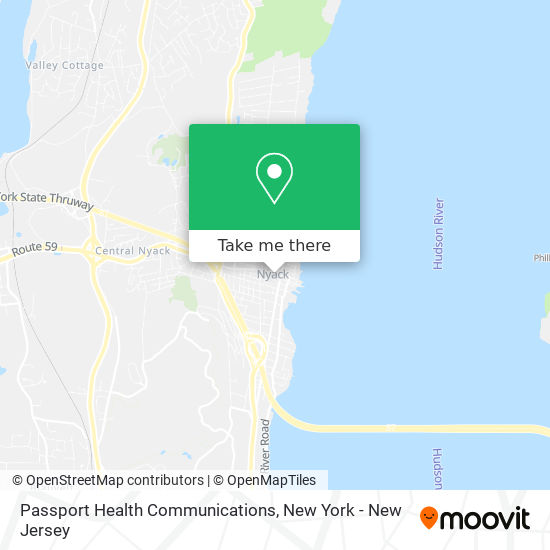 Passport Health Communications map