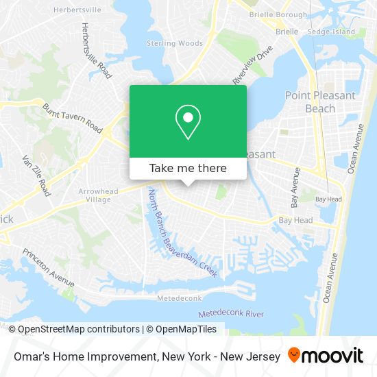 Omar's Home Improvement map