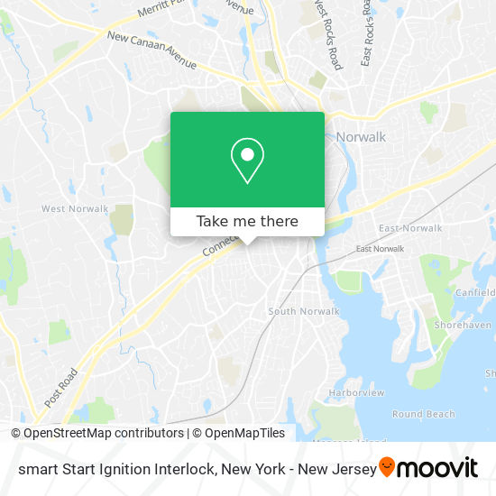 smart Start Ignition Interlock map