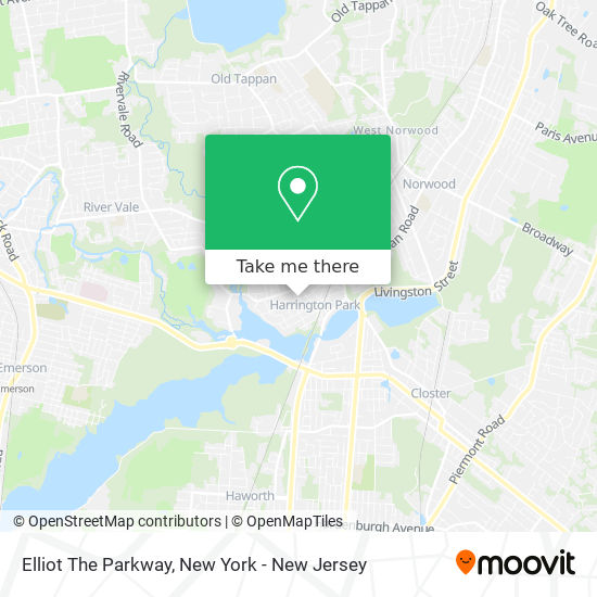 Elliot The Parkway map