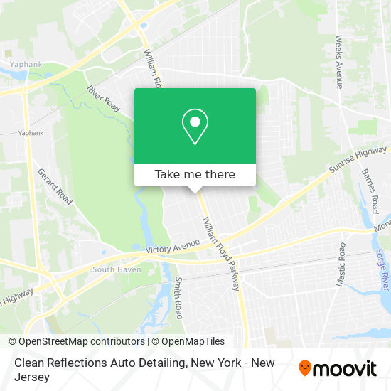 Clean Reflections Auto Detailing map