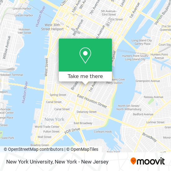 New York University map