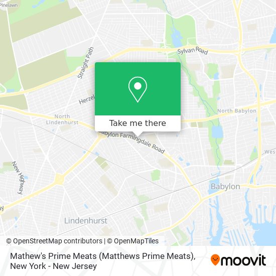 Mapa de Mathew's Prime Meats (Matthews Prime Meats)