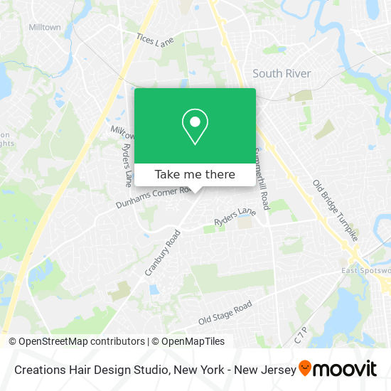 Creations Hair Design Studio map