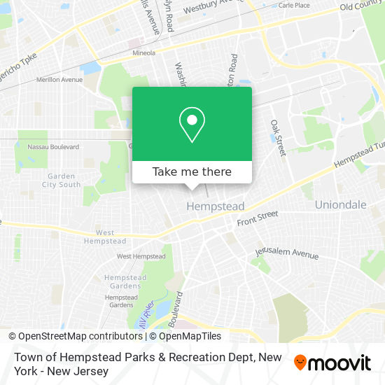 Town of Hempstead Parks & Recreation Dept map