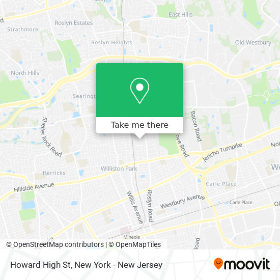 Howard High St map