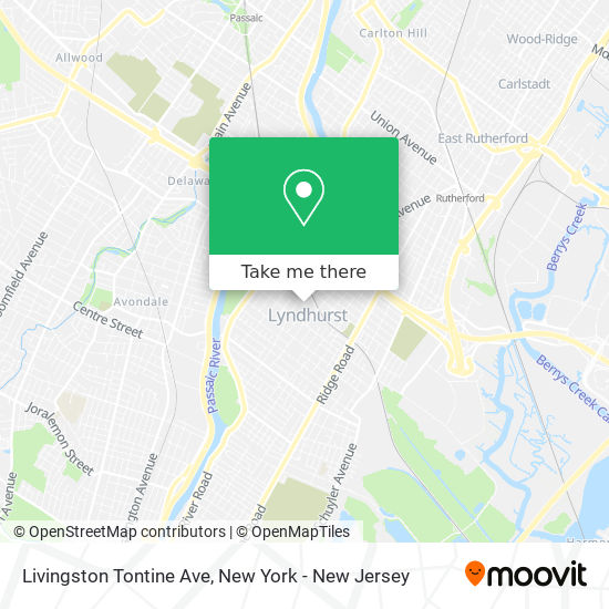 Mapa de Livingston Tontine Ave