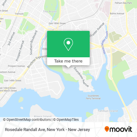 Mapa de Rosedale Randall Ave