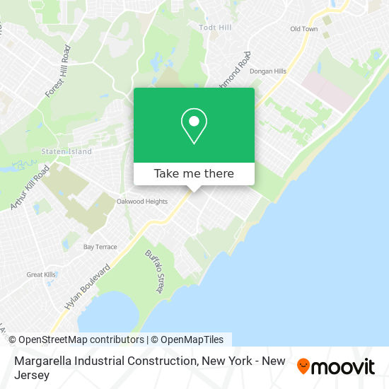 Margarella Industrial Construction map