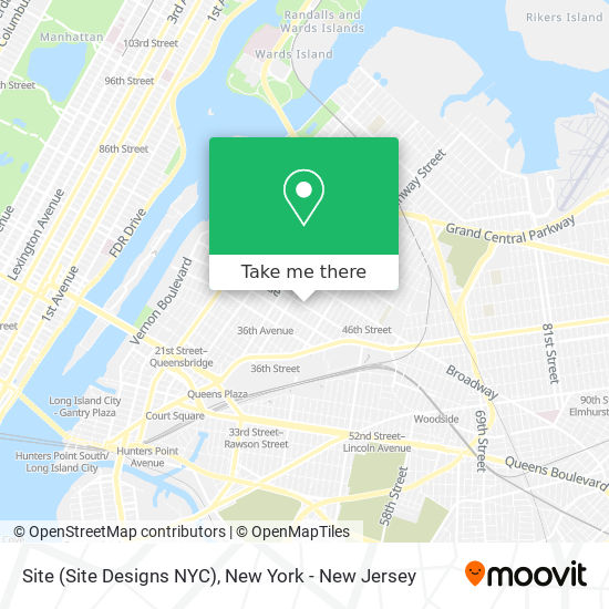 Mapa de Site (Site Designs NYC)