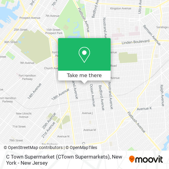 C Town Supermarket (CTown Supermarkets) map