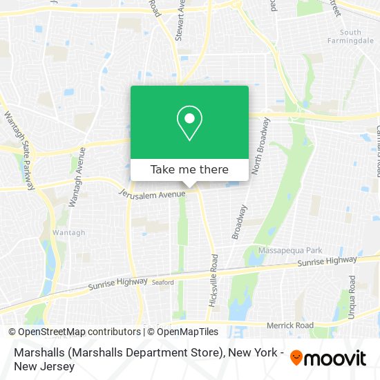 Mapa de Marshalls (Marshalls Department Store)