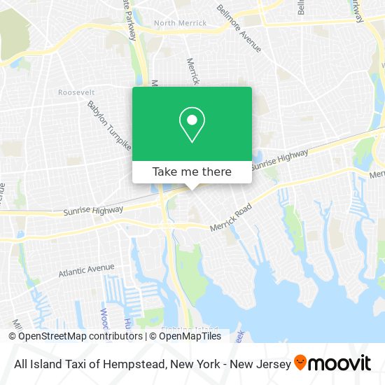 All Island Taxi of Hempstead map