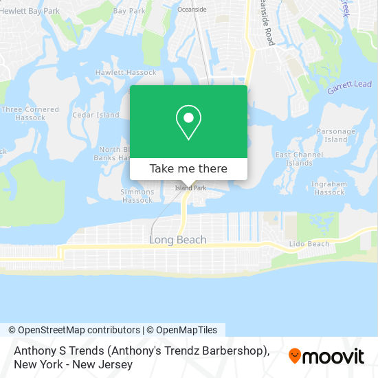 Anthony S Trends (Anthony's Trendz Barbershop) map