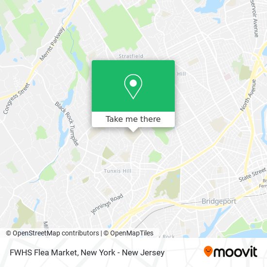 Mapa de FWHS Flea Market
