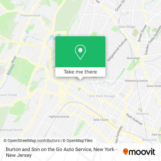 Mapa de Burton and Son on the Go Auto Service