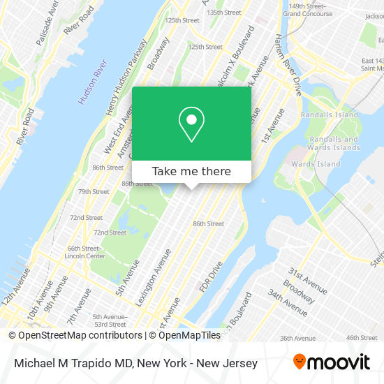 Michael M Trapido MD map