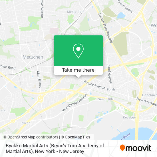 Mapa de Byakko Martial Arts (Bryan's Tom Academy of Martial Arts)