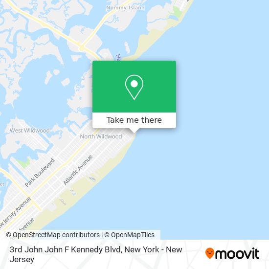 3rd John John F Kennedy Blvd map