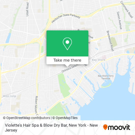 Violette's Hair Spa & Blow Dry Bar map