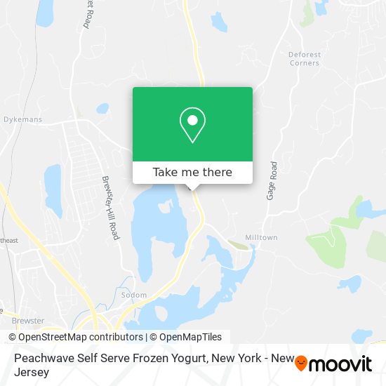 Peachwave Self Serve Frozen Yogurt map