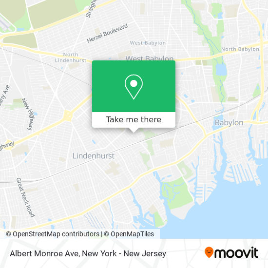 Albert Monroe Ave map