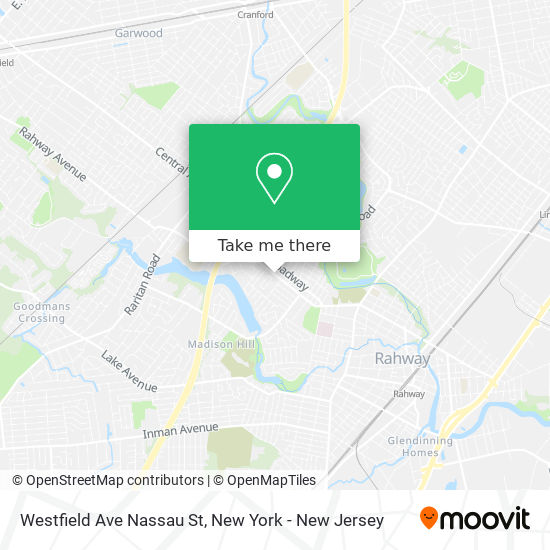 Mapa de Westfield Ave Nassau St