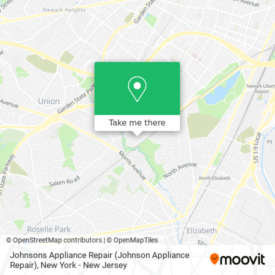 Johnsons Appliance Repair (Johnson Appliance Repair) map