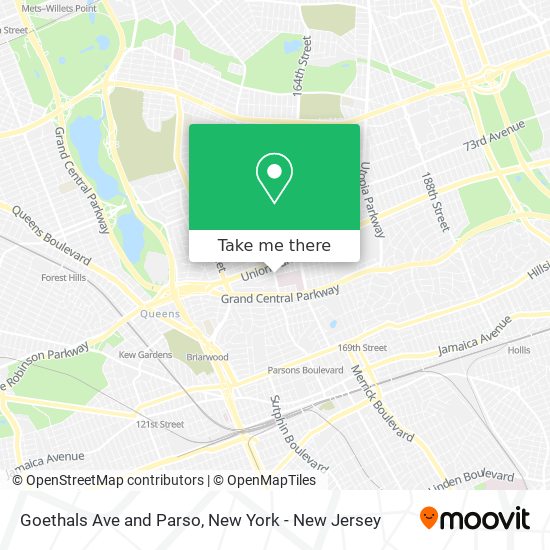 Mapa de Goethals Ave and Parso