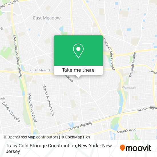 Tracy Cold Storage Construction map
