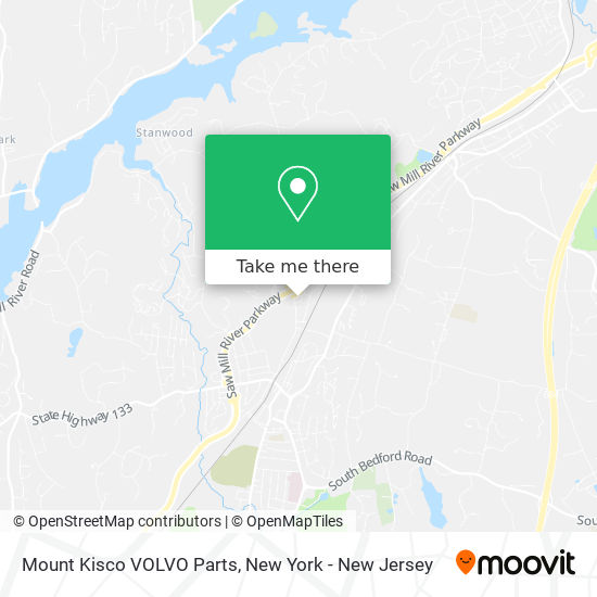 Mapa de Mount Kisco VOLVO Parts