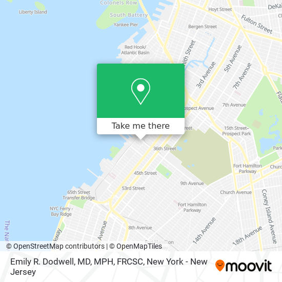 Emily R. Dodwell, MD, MPH, FRCSC map