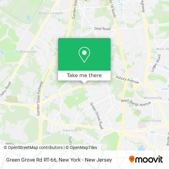 Mapa de Green Grove Rd RT-66