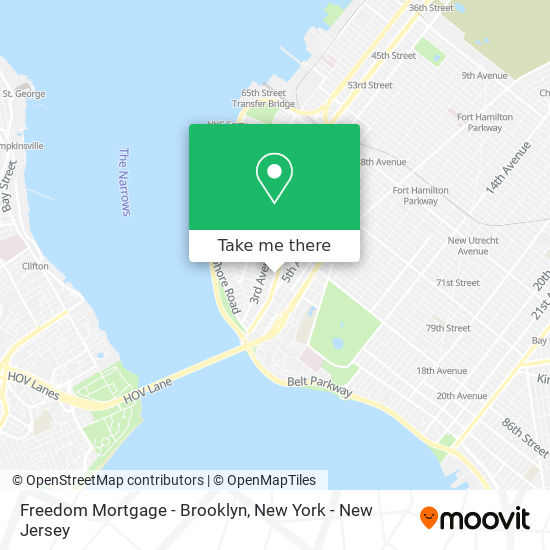 Freedom Mortgage - Brooklyn map