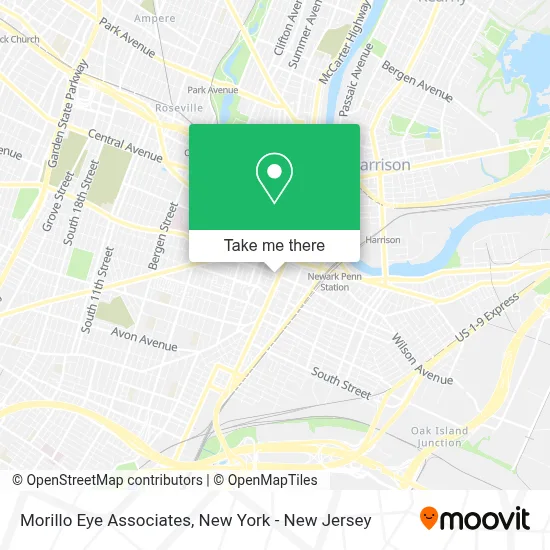 Morillo Eye Associates map