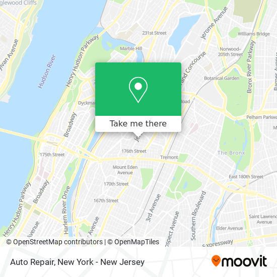 Auto Repair map