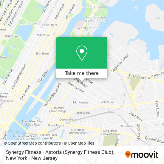 Synergy Fitness - Astoria (Synergy Fitness Club) map